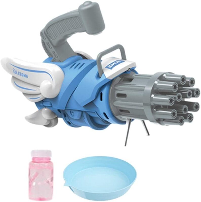 

Toy Land Electric Machine 12-Hole Automatic Bubble Maker, Blue