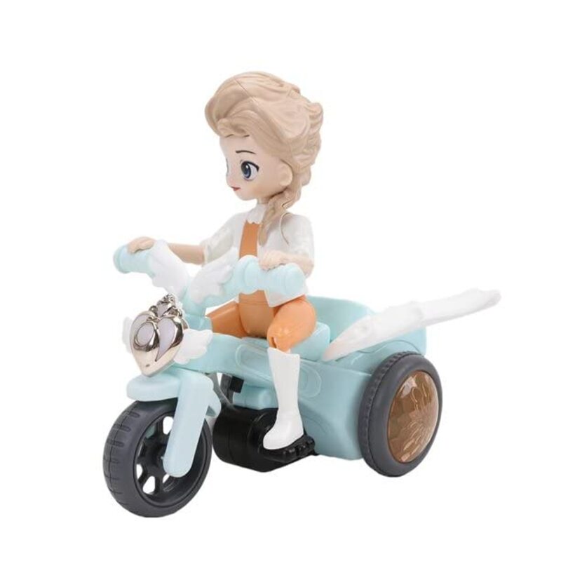 

Toy Land Battery Operated Moving Fun Rotation Girl Tricycle with Light & Music