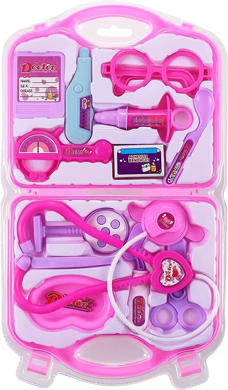 

Toy Land Role Play Doctor Play Set, Ages 3+, Pink