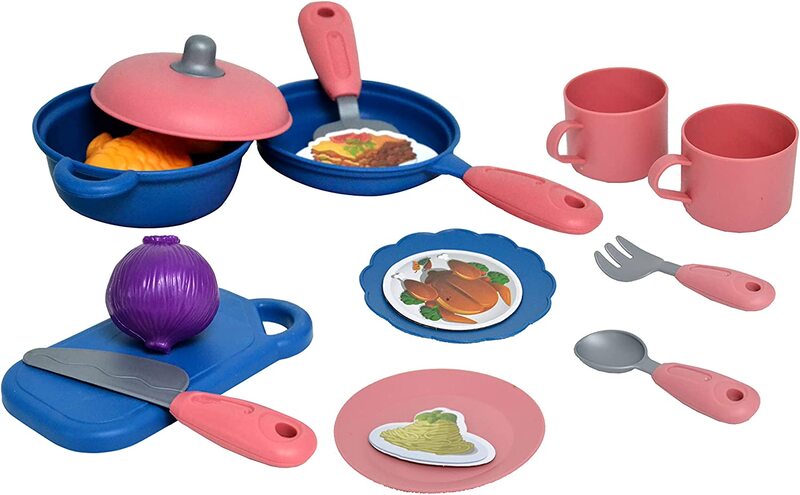 

Toy Land Simulation Role Kitchen Cook Ware Set, 13 Pieces, Ages 3+
