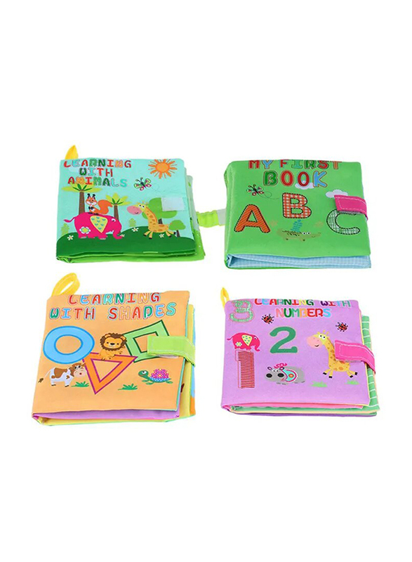 

Coolplay 4-Piece Eco Friendly Material Cloth Book Activity Toy