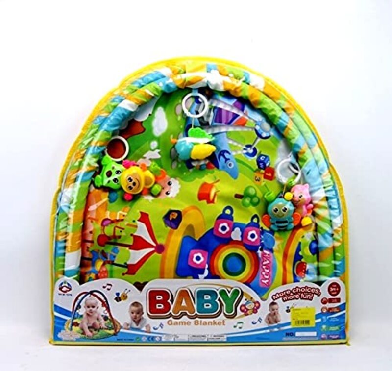 

Toy Land Baby Game Blanket Activity Gym Blanket, Multicolour