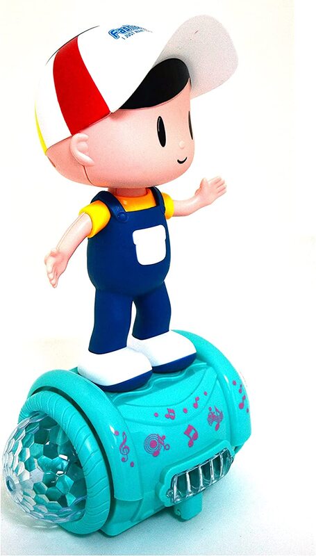 

Toy Land Rotating Fashion Boy Electric Doll with 5D Light and Sound, Ages 3+