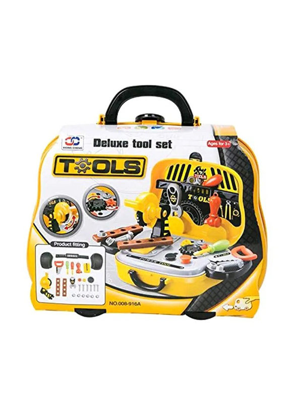 

Xiong Cheng Deluxe Tools Pretend Playset for Kids, B07P6YN3L2, Ages 6+, Yellow