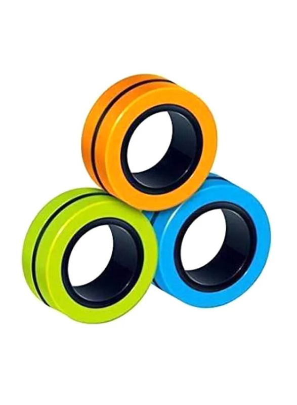 

Toy Land Magnetic Finger Skill Fidget Ring Toy, Ages 8+