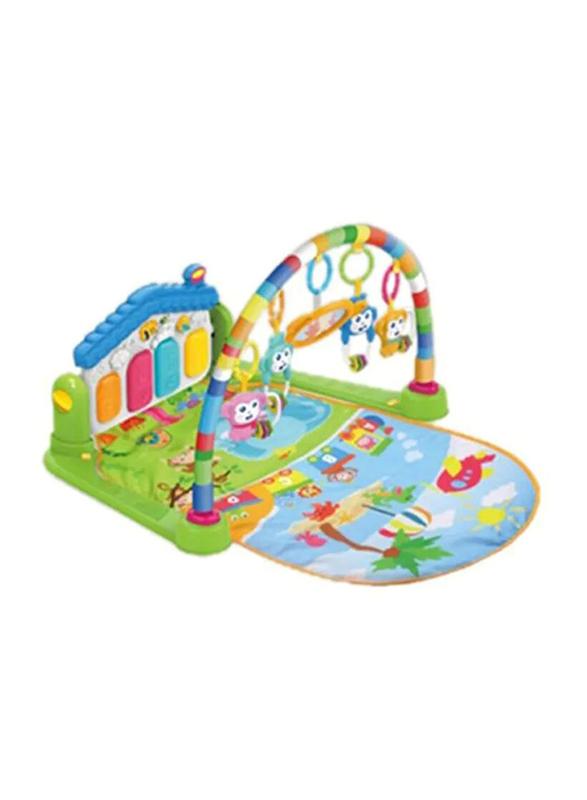 

Toy Land Multifunctional Baby Piano Fitness Rack Educational Gym Playmat, 0-3 Months, Multicolour