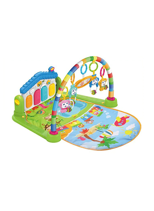 

Huanger Multi Function Decorated Beautiful Designs Piano Fitness Play Mat with Music and Light, Multicolour