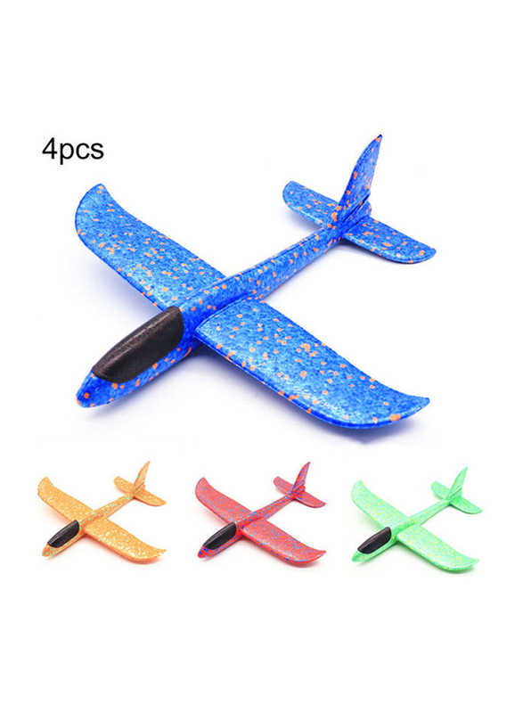 

Aircraft Throwing Foam Plane Toys Set, 4 Pieces, Ages 3+, Multicolour