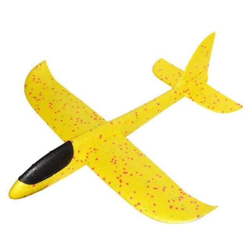 

Toy Land Hand Throwing Foam Glider Airplane Toy, 48cm, Yellow