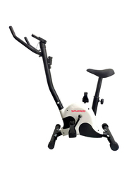 Sparnod Fitness Upright Exercise Bike Machine, SUB-50, White