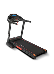 Sparnod Fitness STC-4550 Automatic Motorized Walking & Running Semi-Commercial Treadmill with LCD Display, Shock Absorption System & Auto Incline, Black