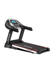 Sparnod Fitness Multi Function 4.5 HP Peak Automatic Foldable Motorized Running Indoor Treadmill, STH-4100, Black