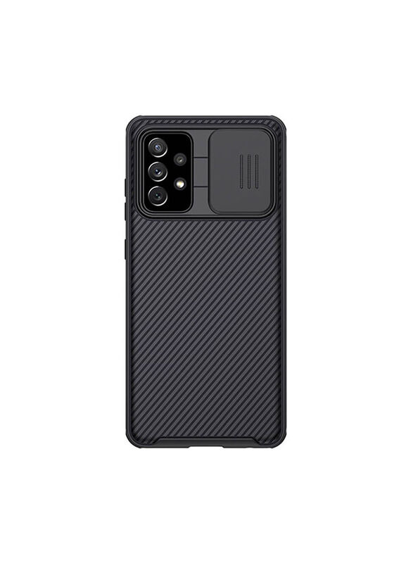 

Nillkin Samsung Galaxy A72 5G Hard Cam Shield with Camera Slide Protective Mobile Phone Case Cover, Black