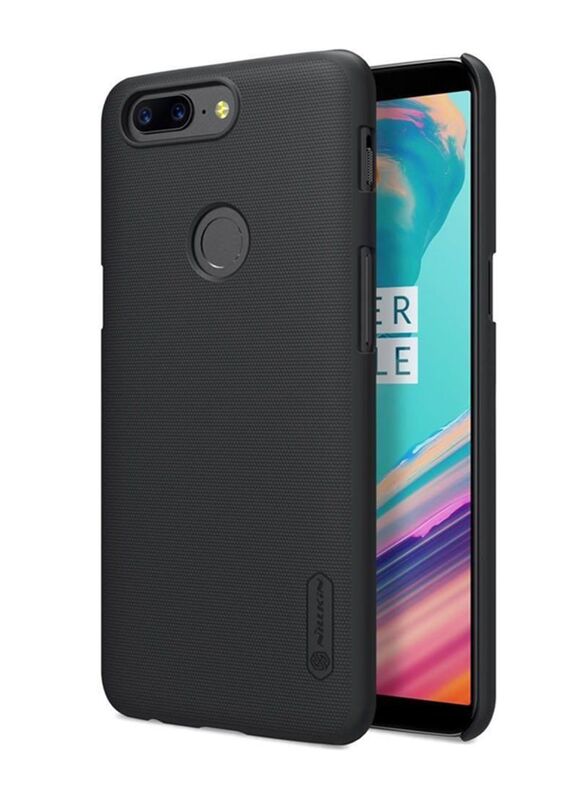 

Nillkin OnePlus 5T Case Cover with Tempered Glass Screen Protector, Black