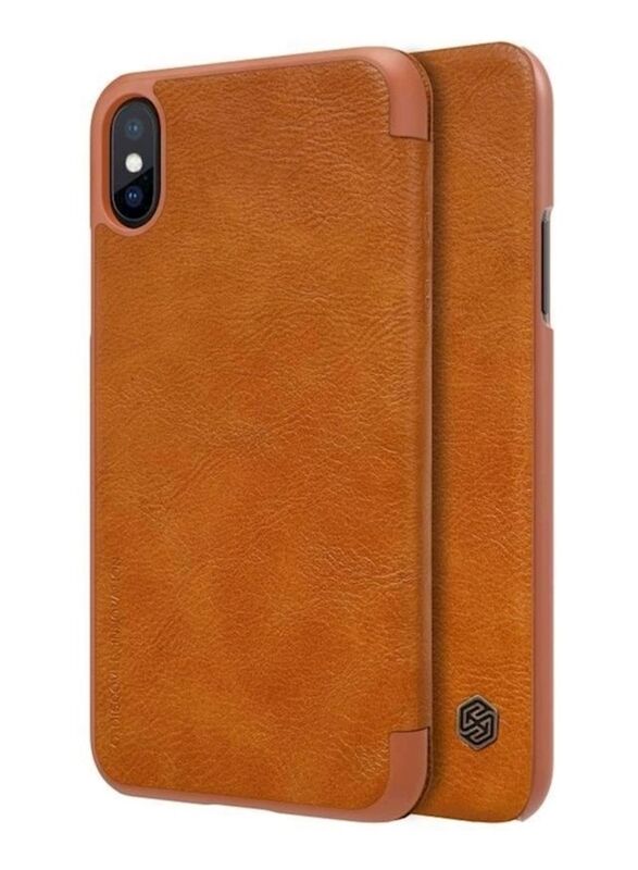 

Nillkin Apple iPhone X Wallet Leather Mobile Phone Flip Case Cover, Brown