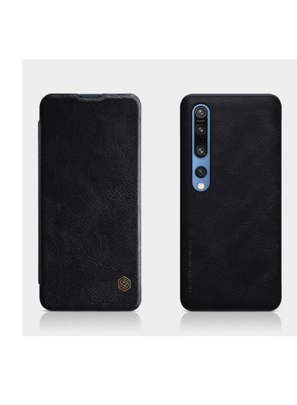 

Nillkin Xiaomi Mi 10 Leather Mobile Phone Case Cover, Black