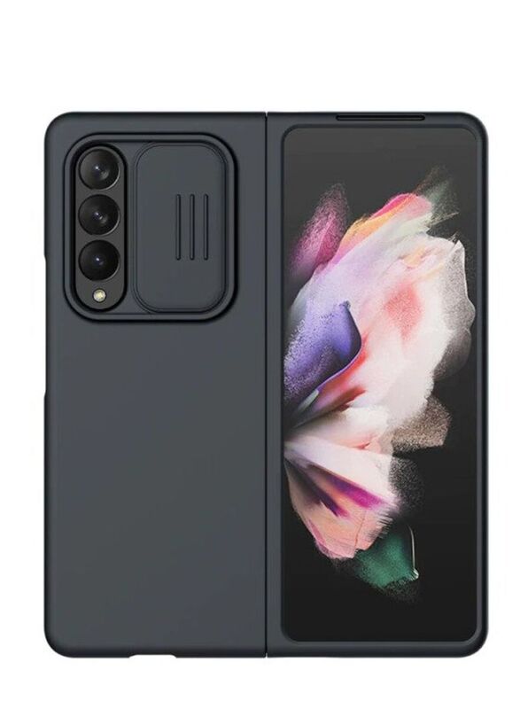 

Nillkin Samsung Galaxy Z Fold 3 Polycarbonate Mobile Phone Back Case Cover, Black