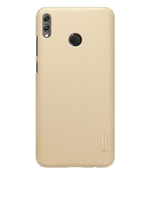 

Nillkin Huawei Honor 8X Polycarbonate Mobile Phone Back Case Cover, Gold