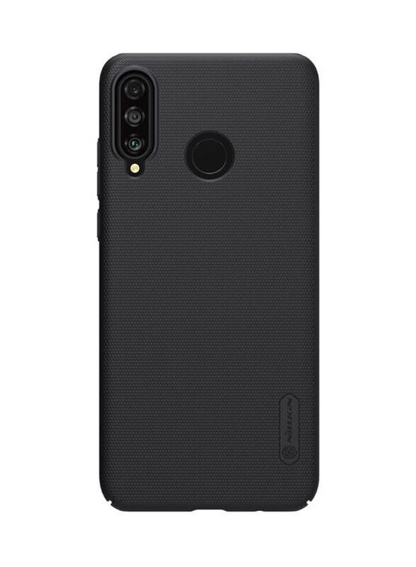 

Nillkin Huawei P30 Lite Frosted Hard Snap Mobile Phone Case Cover, Black