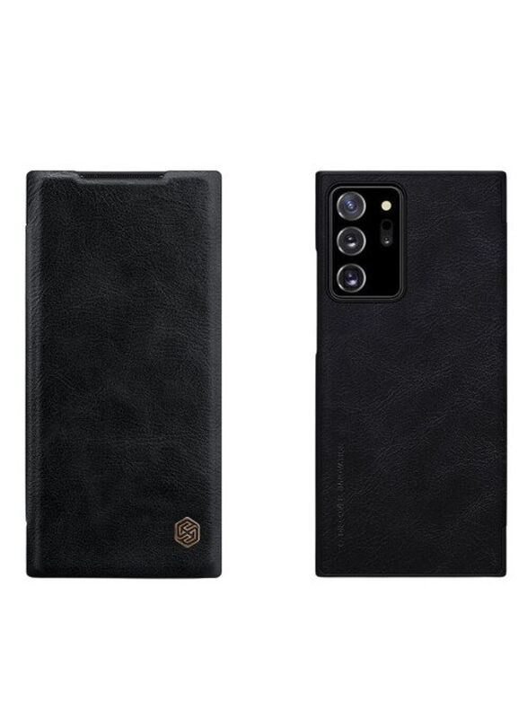 

Nillkin Samsung Note 20 Ultra Protective Leather Mobile Phone Case Cover, Black