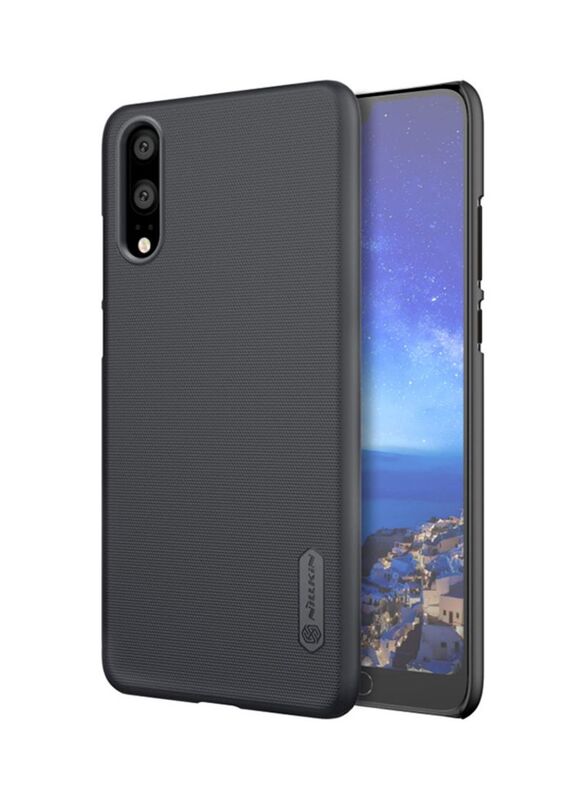 

Nillkin Huawei P20 Frosted Shield Back Mobile Phone Case Cover with Screen Guard, Black