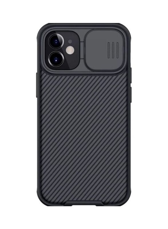 

Nillkin Apple iPhone 12 Mini Camshield Pro Hybrid Tpu Bumper Pc Slide Cover Camera Lens Protection Mobile Phone Case Cover, Black