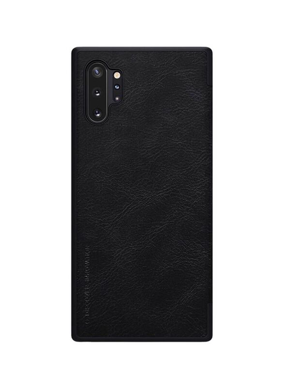 

Nillkin Samsung Galaxy Note 10 Plus Leather Mobile Phone Case Cover, Black