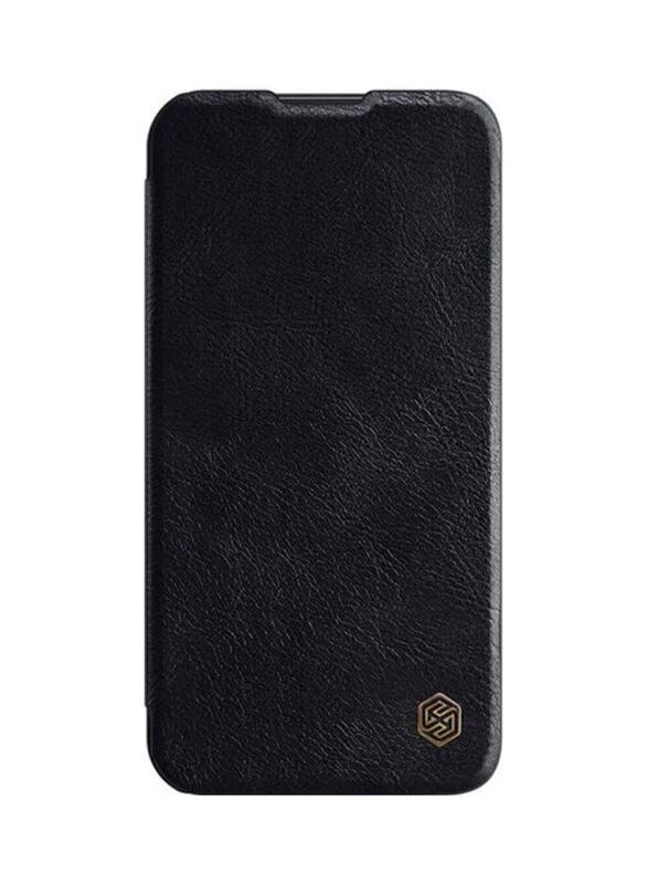

Nillkin Samsung A6-NIL QIN Leather Mobile Phone Case Cover, Black