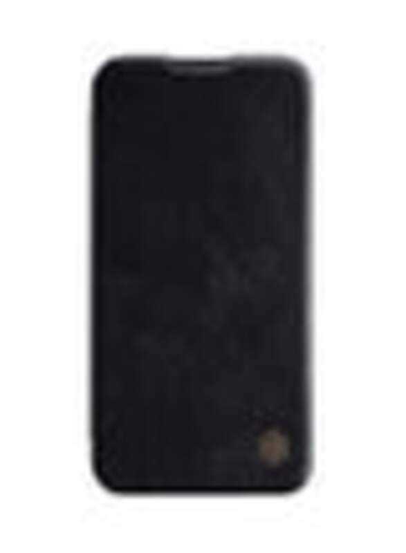 

Nillkin Apple iPhone 13 Qin Pro Leather Case Hard Back Mobile Phone Case Cover, Black