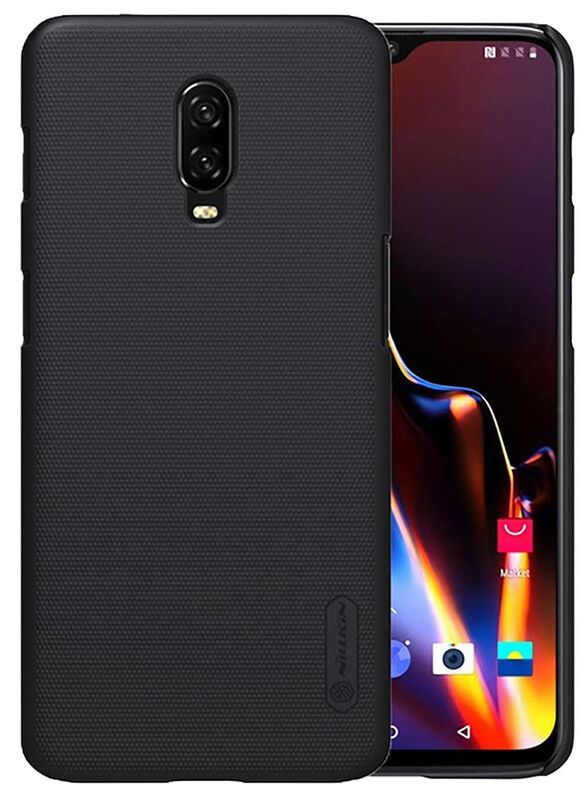 

Nillkin OnePlus 6T Polycarbonate Mobile Phone Back Case Cover, Black