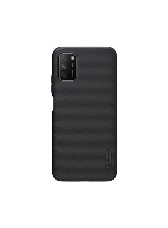 

Nillkin Xiaomi Poco M3 Super Frosted Shield Hard Mobile Phone Case Cover, Black