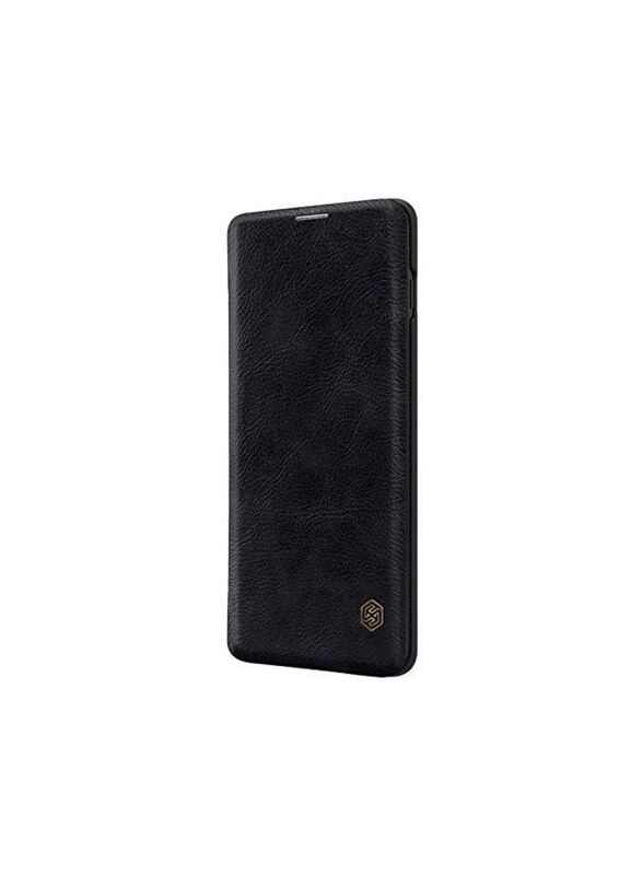 

Nillkin Samsung Galaxy S10 Plus Protective Leather Flip Mobile Phone Case Cover, Black