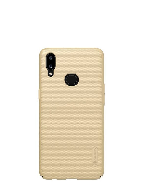 

Nillkin Samsung Galaxy A10s Polycarbonate Mobile Phone Back Case Cover, Gold
