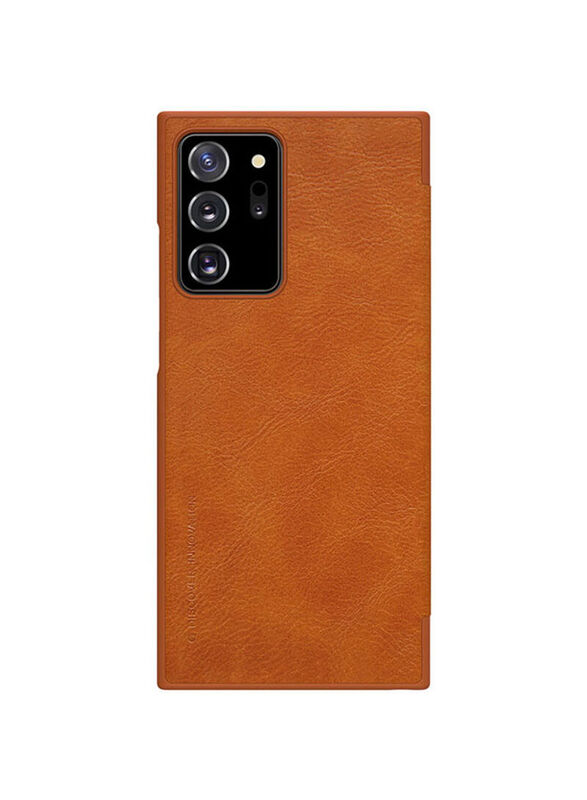 

Nillkin Samsung Galaxy Note 20 Ultra Stylish Durable Slim Flip Wallet Mobile Phone Case Cover, Brown