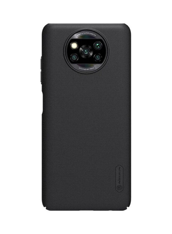 

Nillkin Xiaomi Poco X3 NFC Frosted Hard Back Mobile Phone Case Cover, Black