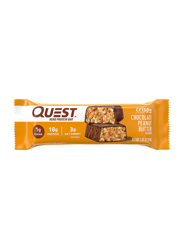 

Quest Crispy Choco Peanut Butter Protein Bar, 12 Piece x 54g