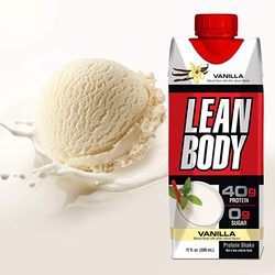 Labrada Lean Vanilla Body Protein Shake, 12 x 500ml