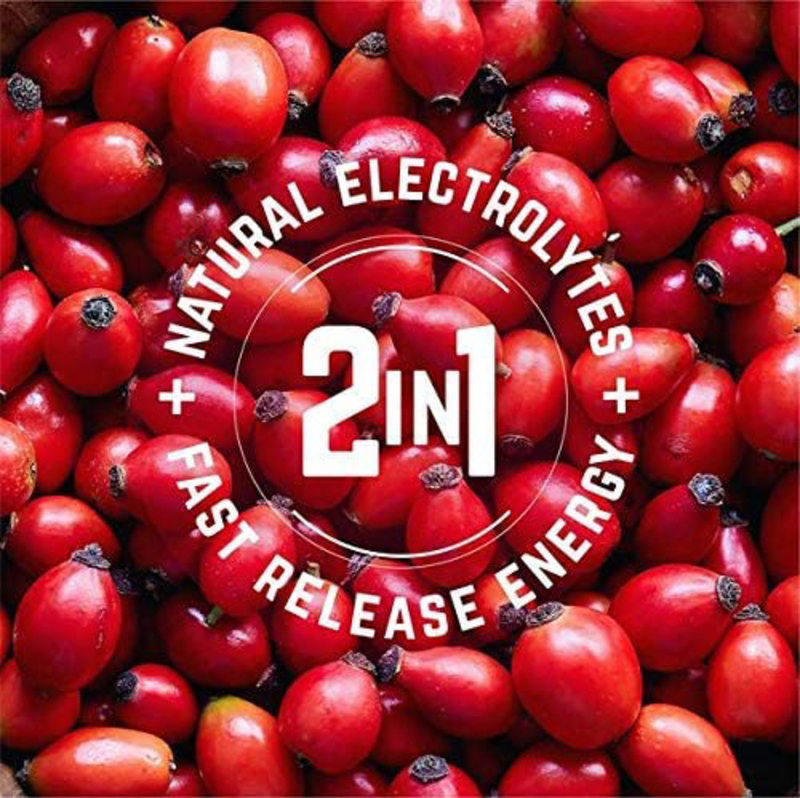 Veloforte Vivo Hydration Natural Electrolyte Powder, 9 Sachets, Peach, Raspberry & Rosehip
