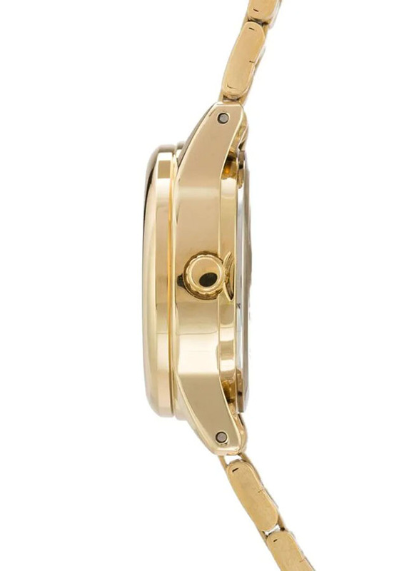 Casio Analog Watch for Women with Stainless Steel Band, Water Resistant, LTP-V002G-9AUDF, Gold