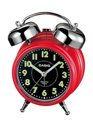 Casio Analog Table Alarm Clock, TQ-362-4ADF, Red