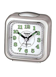 Casio Analog Square Alarm Clock, TQ-157-8DF, Grey