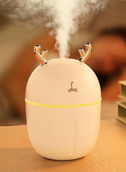 2W Antler Shape Electric Air Humidifier, 300ml, 34, White