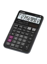 Casio 12-Digit Compact Desk Calculator, JJ-120DPLUS-W-DP-W, Black/Grey/White