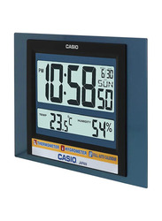 Casio Digital Rectangle Wall Clock, ID-16S-2DF, Multicolour