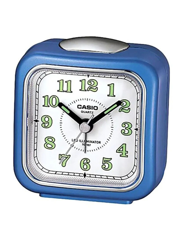 Casio Analog Square Alarm Clock, TQ-157-2DF, Multicolour