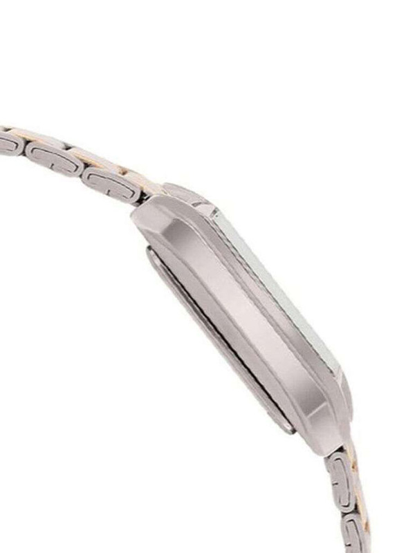 Casio Analog Watch for Women with Stainless Steel Band, Water Resistant, LTP-1235SG-7ADF, Silver/Gold
