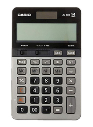Casio 14-Digit Financial Calculator, JS-40B, Grey/Black