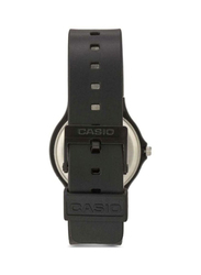 Casio Youth Analog Watch for Men with Plastic Band, Water Resistant, MQ-24-1B3LDF, Black/Grey