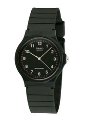 Casio Analog Watch for Men with Resin Band, Water Resistant, MQ-24-1BLDF (CN), Black