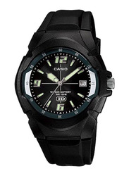 Casio Analog Watch for Men with Resin Band, Water Resistant with Chronograph, MW-600F-1A, Black